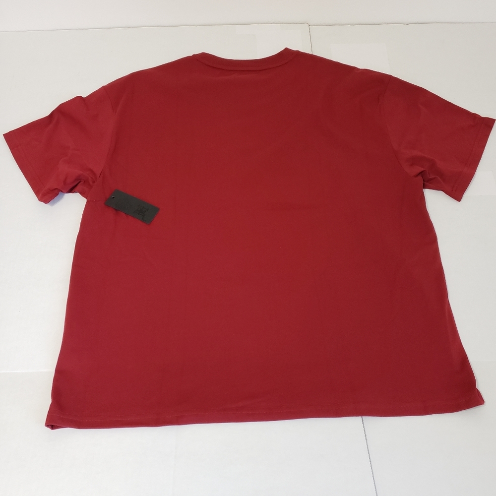 Ed Hardy Logo short sleeve crewneck Tshirt Men's xl red wine nwt - Picture 2 of 7